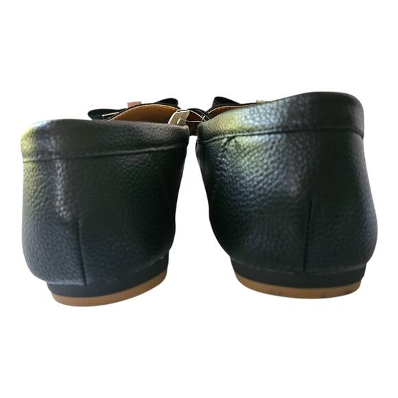 NEW Women's Comfort by Alexis Bendel Leather Slip-on Loafers in Black (Size: 8) - Picture 6 of 7